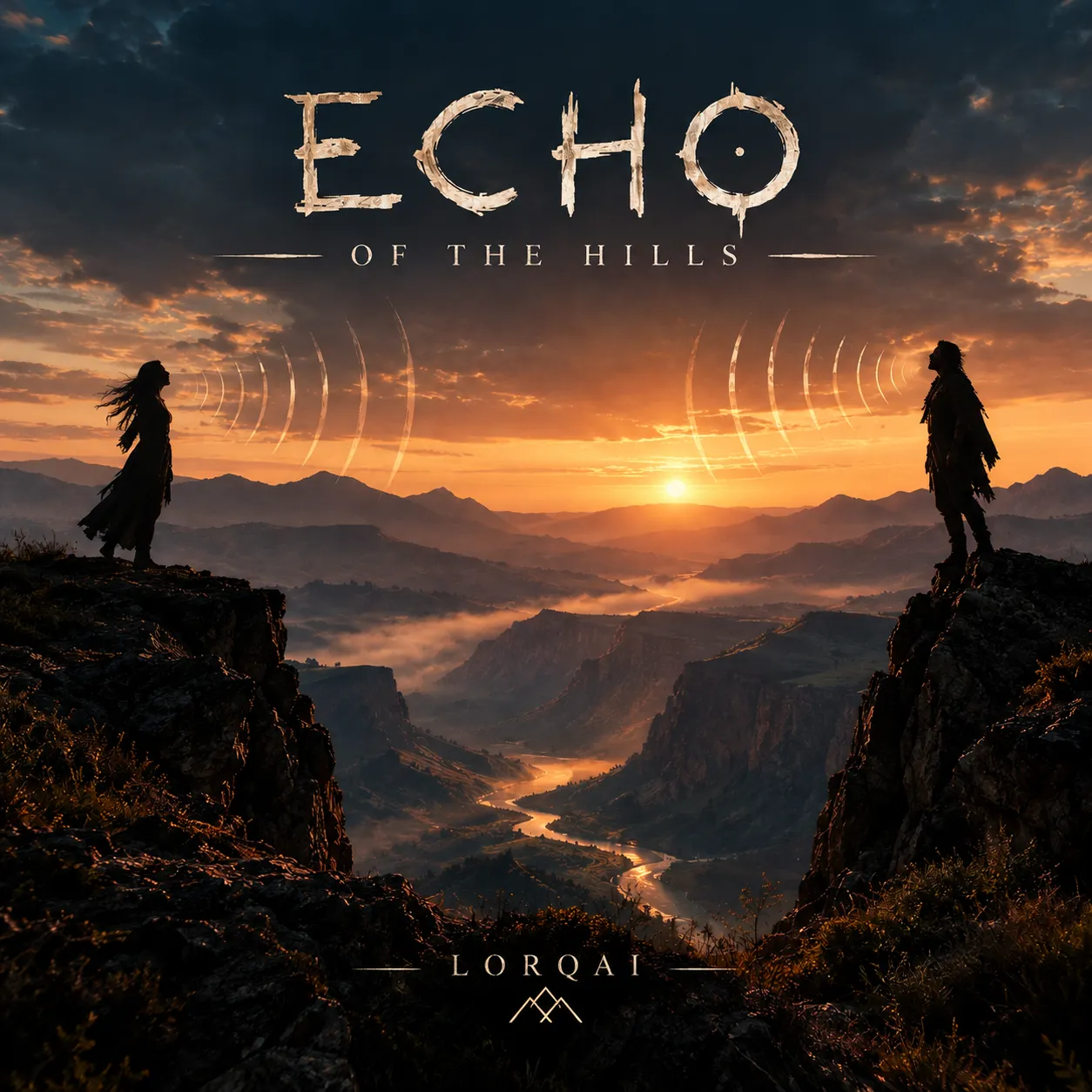 ECHO OF THE HILLS — official release cover by LORQAI
